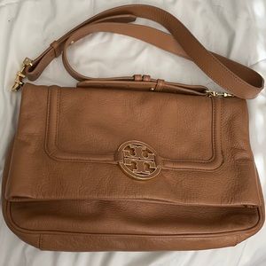 Chestnut Tory Burch side bag